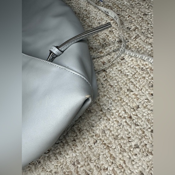 Sole Society Chic Gray Hobo Bag with Quilted Texture - Picture 5 of 13